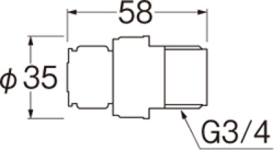 画像2: ECXH10-10-20-ZA フラッシングバルブ 【SANEI株式会社】 (2)