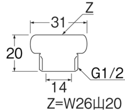 画像4: PT25-6   シャワーアダプター 【SANEI株式会社】 (4)
