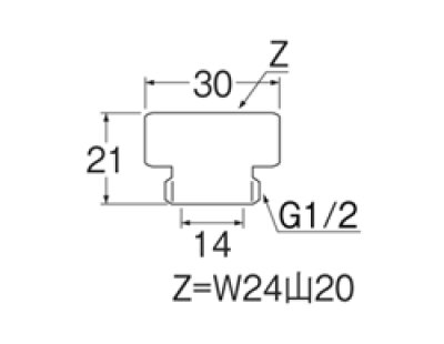 画像3: PT25-2   シャワーアダプター 【SANEI株式会社】 (3)