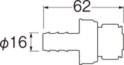画像2: ECXH10-10-16-ZA   フラッシングバルブ【SANEI株式会社】 (2)