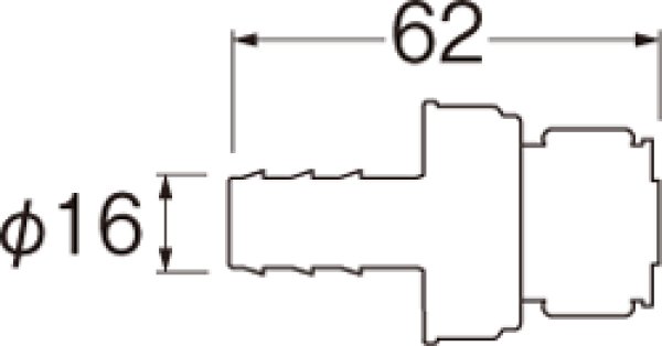 画像2: ECXH10-10-16-ZA【SANEI株式会社】フラッシングバルブ (2)