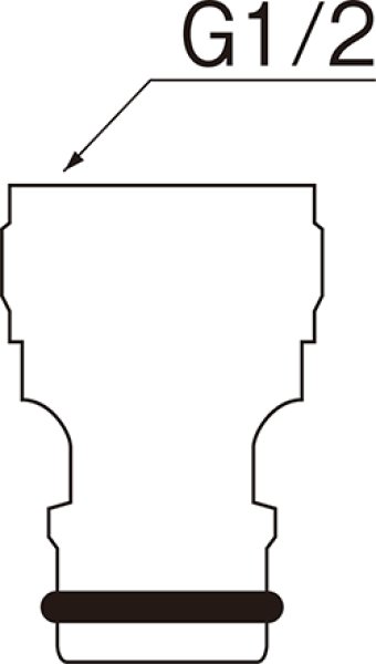 画像4: PL60-21B【SANEI株式会社】   金属製ネジニップル (4)