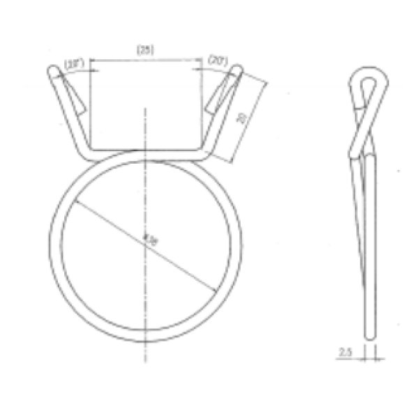 画像1: ユニットバス　排水エルボ用  SWクイックバンド　GYB531000882【ホクサン】 (1)