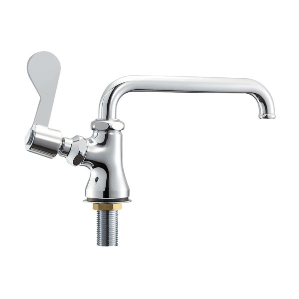 画像1: A5310L-13【SANEI株式会社】厨房用立形自在水栓（左ハンドル）［共用形］ (1)