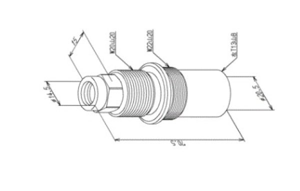 画像1: TH16803LR  スピンドルガイド　旧16803LR 【TOTO】 (1)