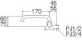 画像2: A20J-13/20 【SANEI株式会社】 横型自在水栓（固定コマ仕様）［共用形］ (2)