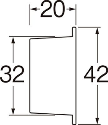 画像2: H5532F   洗濯機排水トラップエルボフタ【SANEI株式会社】 (2)