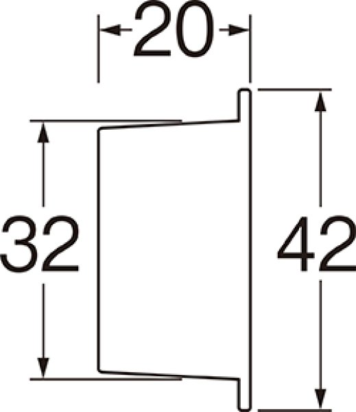 画像2: H5532F【SANEI株式会社】洗濯機排水トラップエルボフタ (2)