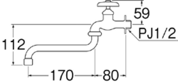 画像2: A10JH-13 【SANEI株式会社】 泡沫自在水栓（固定コマ仕様）［共用形］ (2)