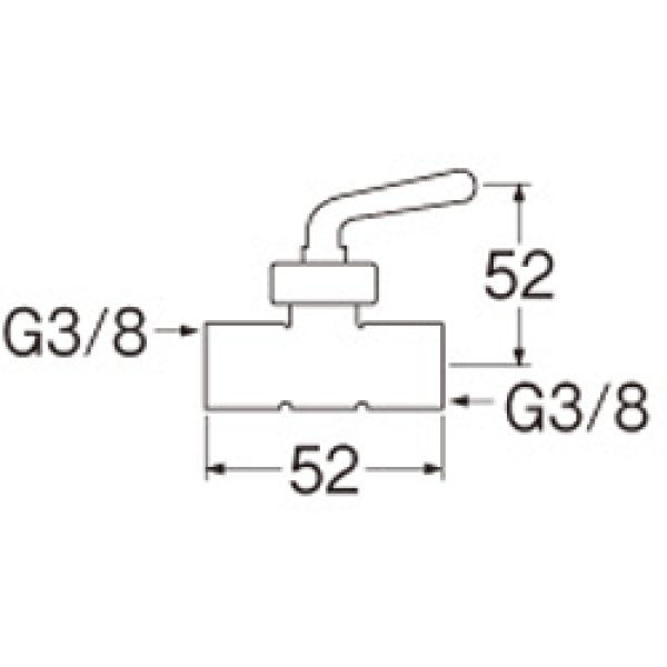 画像2: V60-10【SANEI株式会社】　メートルコック (2)