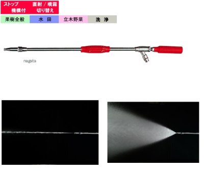 画像2: ミニ遠距離鉄砲ノズル（G3/8orG1/4） 1124400【株式会社永田製作所】 (2)