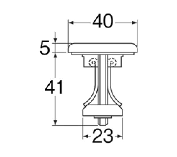 画像2: R702【SANEI株式会社】カウンター化粧蓋 (2)