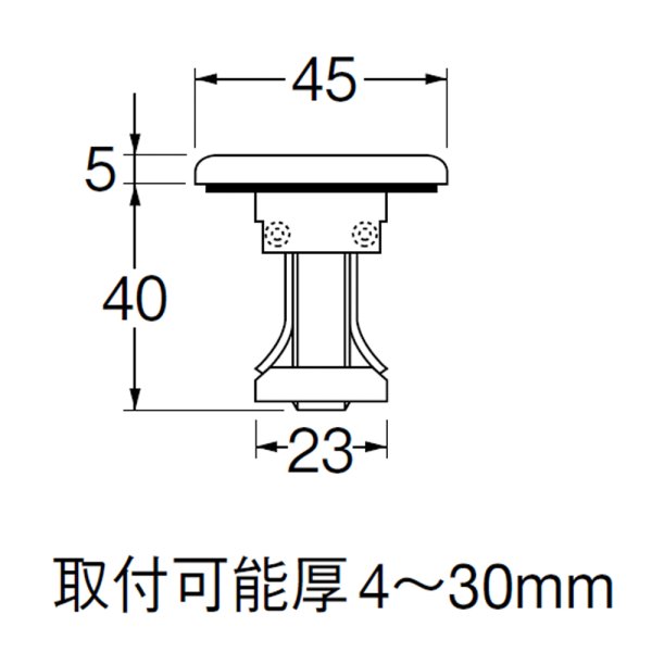 画像2: R703【SANEI株式会社】カウンター化粧蓋 (2)