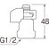 画像2: MV8430-1S   逆止弁セット 【SANEI株式会社】 (2)