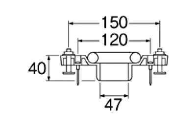 画像2: H80-12-50    床フランジ（小便器用)【SANEI株式会社】 (2)