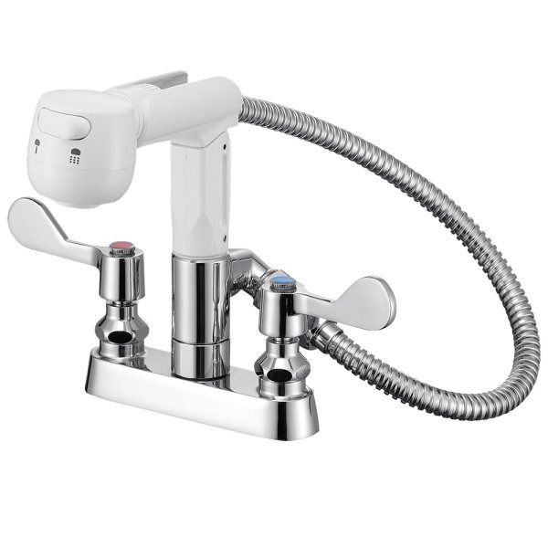 画像1: K1700-1【SANEI株式会社】  ツーバルブ台付スプレー混合栓 (1)