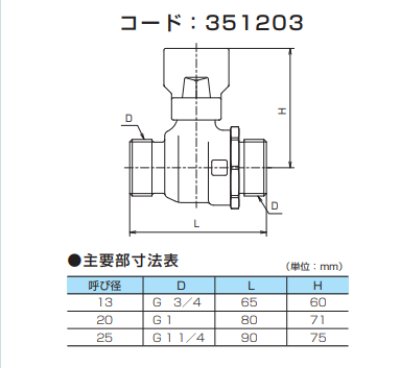 前澤給装 水道用乙型ボール止水栓 3型平行おねじ C200 平行