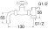 画像2: JB22A-13   アングル分岐バルブ 【SANEI株式会社】 (2)