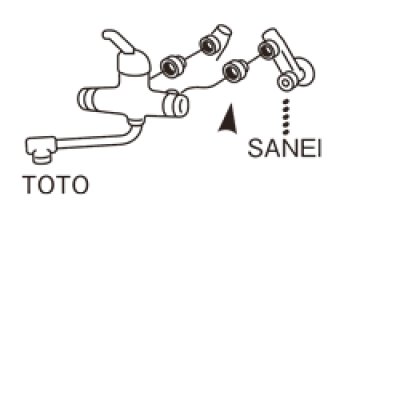 画像4: PT242S  【SANEI株式会社】偏心管アダプター (4)