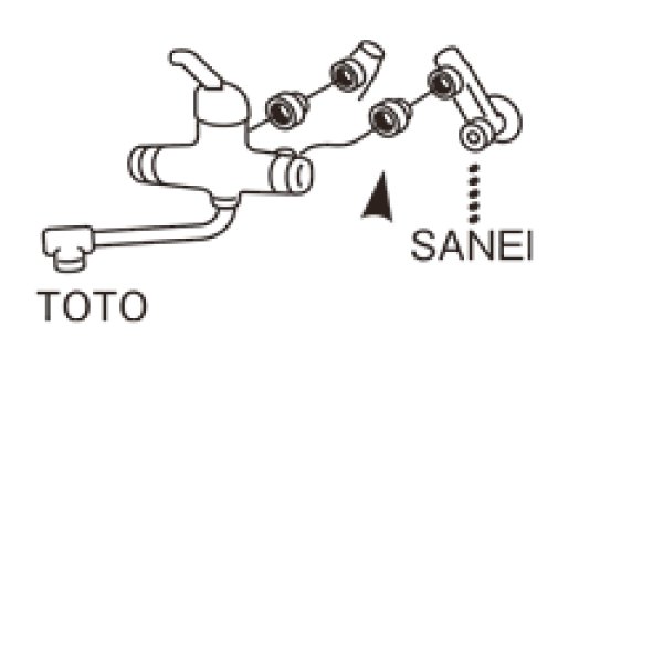 画像4: PT242S  【SANEI株式会社】偏心管アダプター (4)
