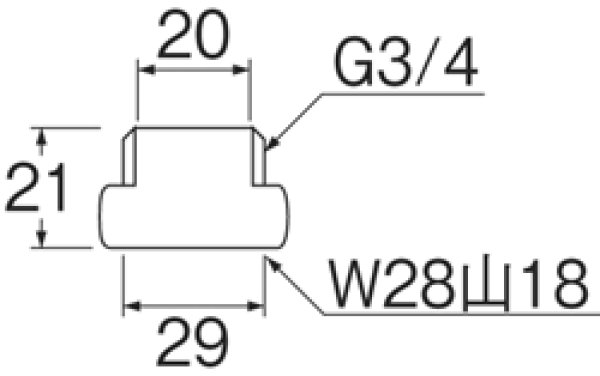 画像3: PT242S  【SANEI株式会社】偏心管アダプター (3)