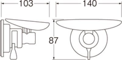 画像3: PW1813【SANEI株式会社】吸盤ソープディッシュ (3)