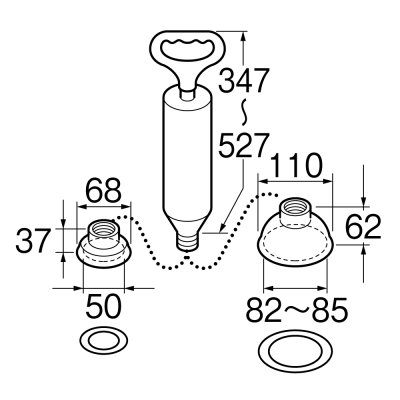 画像2: PR870【SANEI株式会社】真空式パイプクリーナー (2)