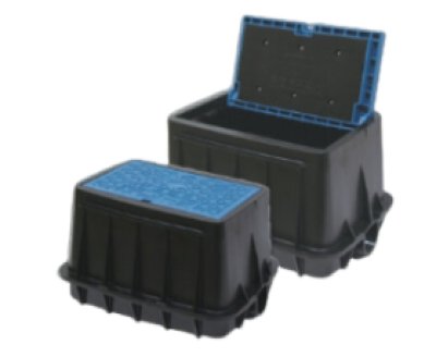 画像1: 東京都型　メーターボックス　13HP　１号　都型メーターます　グレー×２個【前澤化成工業】 (1)