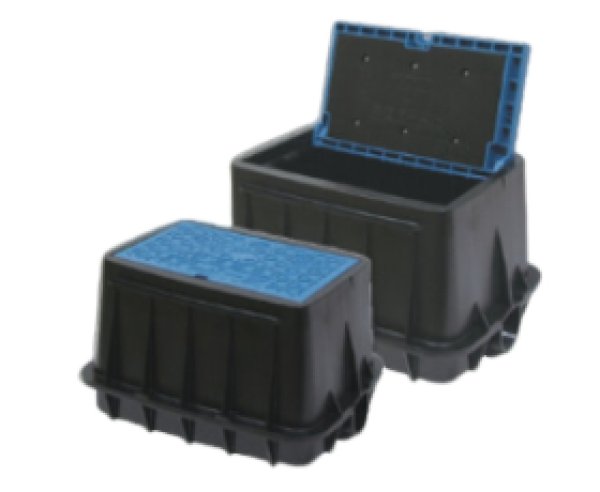 画像1: 東京都型　メーターボックス　13HP　１号　都型メーターます　グレー×２個【前澤化成工業】 (1)