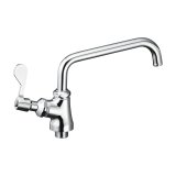 724-735-13QR 厨房用左ハンドル立形自在水栓 【株式会社カクダイ】の