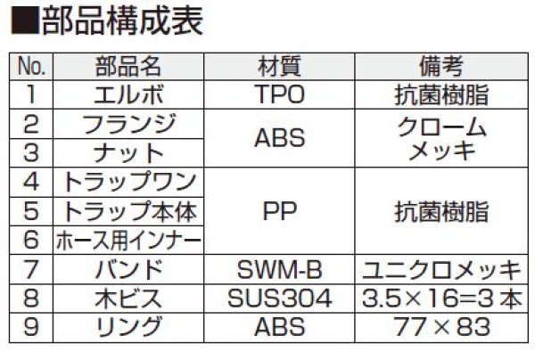画像2: D-SPM-PU75 洗濯機用床排水トラップ（VPVU75兼用）アウス (2)