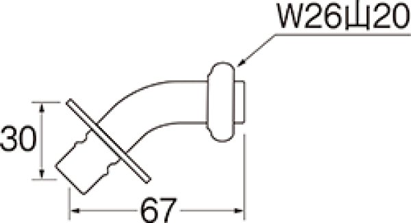 画像3: PY125-4TX-16【SANEI株式会社】   洗濯機用L型ニップル (3)