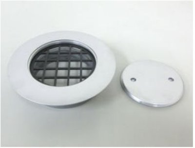 画像4: MK132UFWZフラット型ツバ付掃除口つや消し (4)