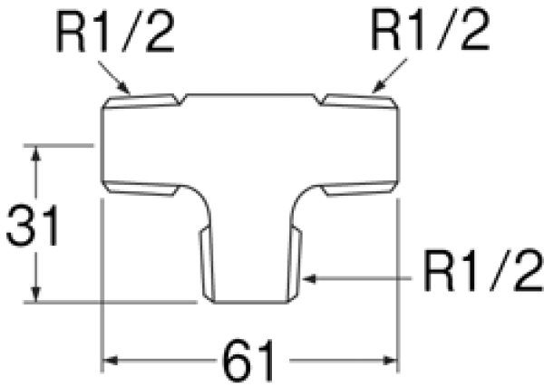画像2: T79-13【SANEI株式会社】オネジチーズ（クロム） (2)