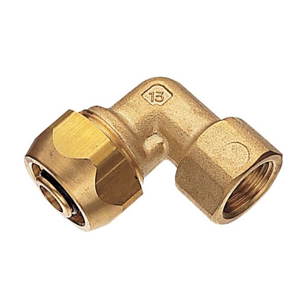 画像1: T63-1-13【SANEI株式会社】ポリパイジョイントエルボ1種メス (1)