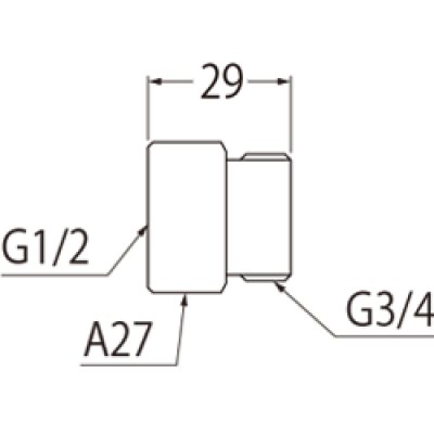 画像2: T240 20X13   平行20×13ブッシング  【SANEI株式会社】 (2)