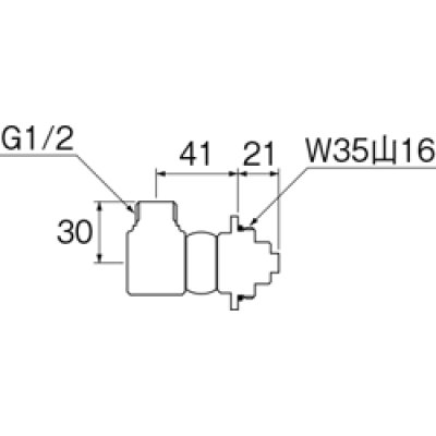 画像3: B50-1 洗浄便座取付アダプター【SANEI株式会社】 (3)