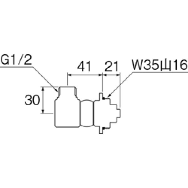 画像3: B50-1【SANEI株式会社】洗浄便座取付アダプター (3)