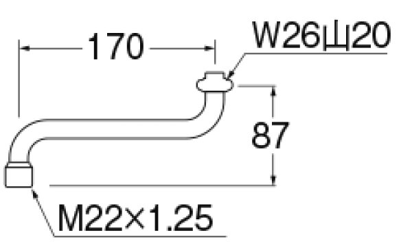 画像3: PA10S-60X-16【SANEI株式会社】シャワー自在パイプ  (3)