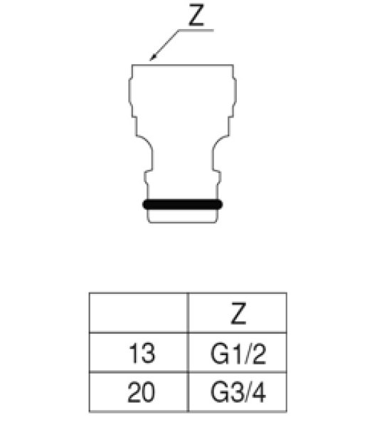画像3: PL60-21-13 /20【SANEI株式会社】金属製ネジニップル　 (3)