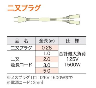 画像3: WP-A  二又 分岐プラグ【山清電気】 (3)