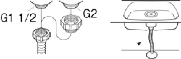 画像3: PH62A-860S-1/1.5【SANEI株式会社】流し排水栓ホース（ネジ付） (3)