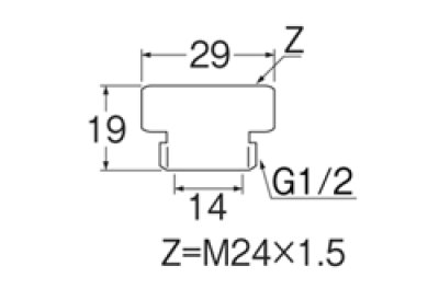 画像3: PT25-11   シャワーアダプター 【SANEI株式会社】 (3)