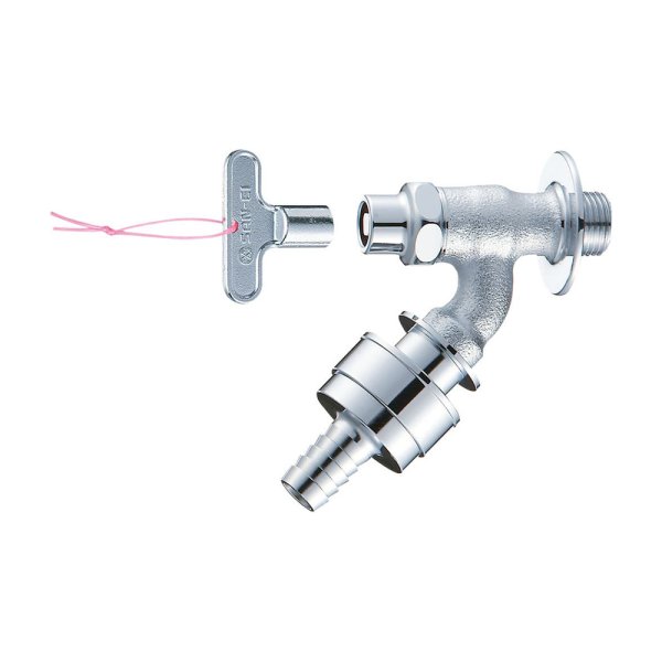 画像1: Y861-13  【SANEI株式会社】共用自動接手散水栓  (1)