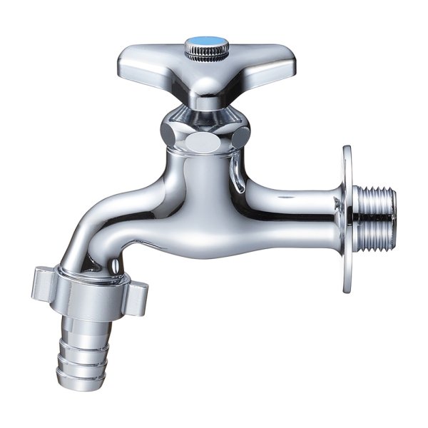 画像1: Y30V-13/20/25  【SANEI株式会社】カップリング横水栓（固定コマ仕様） (1)