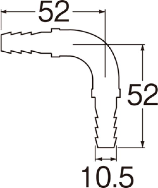 画像2: T421-32S-10A【SANEI株式会社】ペア樹脂管L金具セット (2)