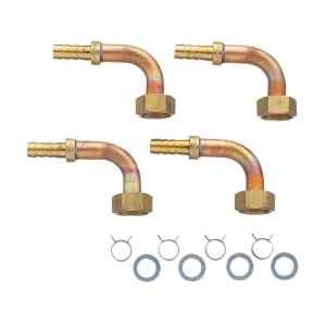 画像1: T421-14S-10A   ペア樹脂管L金具セット【SANEI株式会社】 (1)