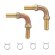 画像1: T421-32S-10A  ペア樹脂管L金具セット 【SANEI株式会社】 (1)