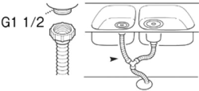 画像4: PH62-862   流し排水栓Y型ホース（ネジ付） 【SANEI株式会社】 (4)