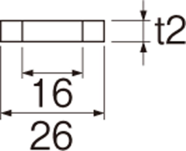 画像3: JP40-30S-26X16【SANEI株式会社】  偏心管パッキン（W28X山18用） (3)